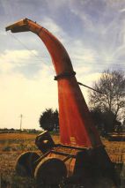 Machine agricole - tirage argentique sur papier - 1987