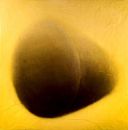 Masse noire - huile sur toile - 70 x 70 cm - 1989