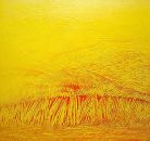Champ de blé - huile sur toile - 150 x 150 cm - 2003