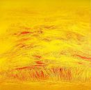 Champ de blé - huile sur toile - 220 x 220 cm - 1998