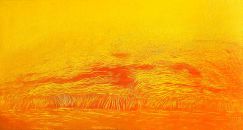 Champ de blé - huile sur toile - 150 x 80 cm - 2003
