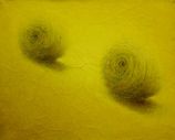 Meules de paille - huile sur toile - 45 x 35 cm - 1995